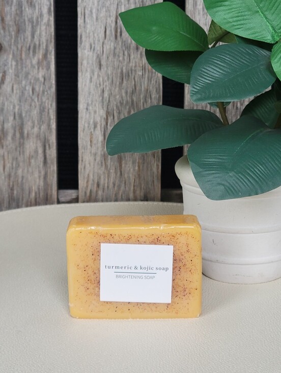 Other - Turmeric & Kojic Acid Face & Body Soap - Bright Yellow